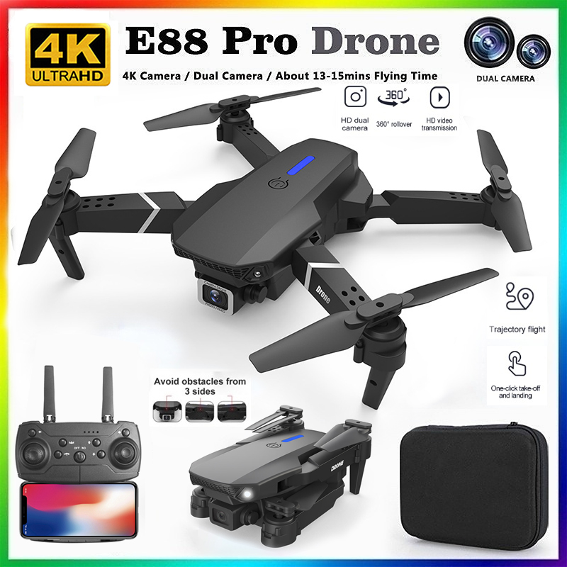 Drone Rc With Screen - 2026 NOVO E88 Drone RC Profissional