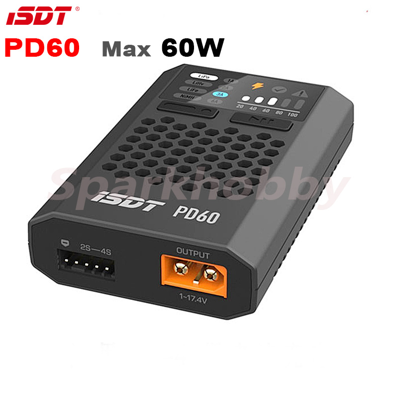 Drone Smart Rc - Isdt pd60 60w 6a carregador inteligente