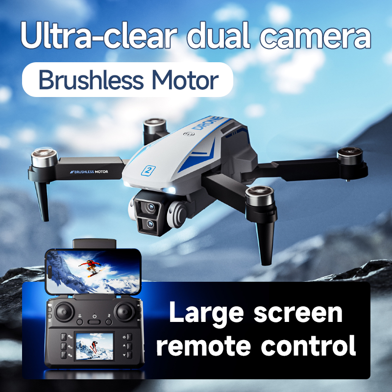 Drone Rc Folding - Rc drone com câmera dupla sem