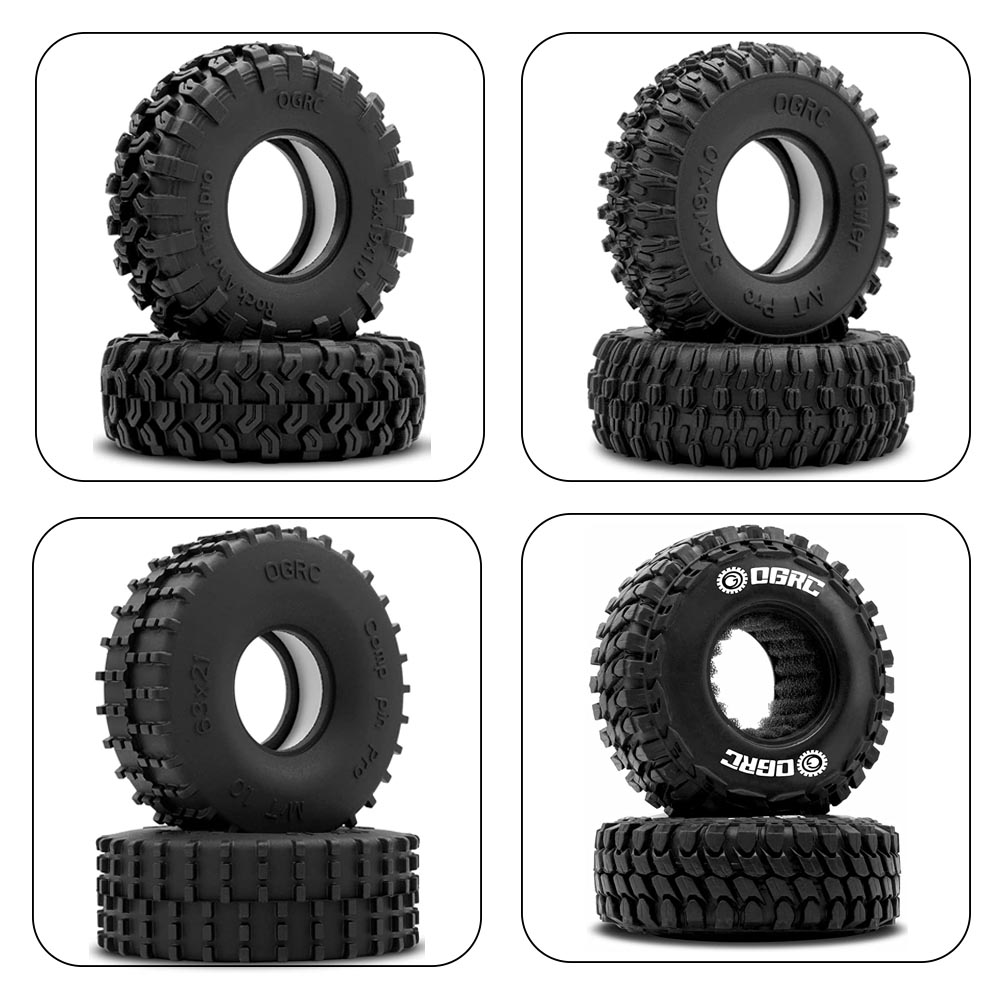 Rc Rock Crawler - Esilun-competição pinos pneus 1.0 rc, para