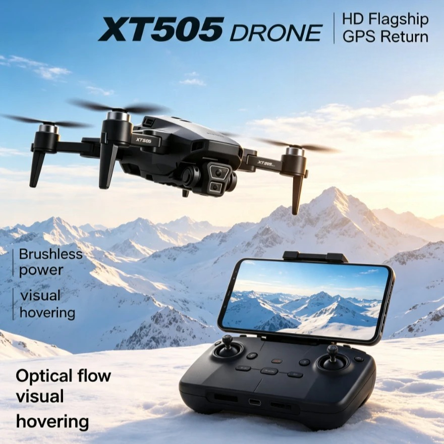 Xt505 Rc Drone - Drone GPS Dobrável XT505 Original com