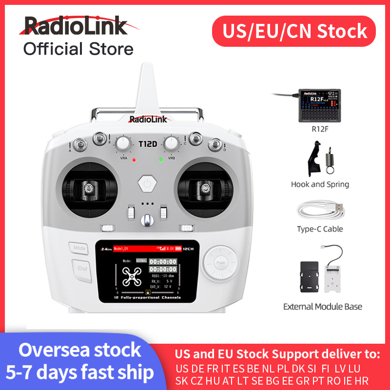 Drone Rc Boat - Radiolink T12D ELRS Transmissor de 12