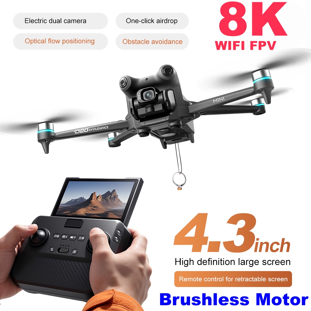 Drone com Tela e Câmeras Dupla - Drone Rc Folding avaliação e preço
