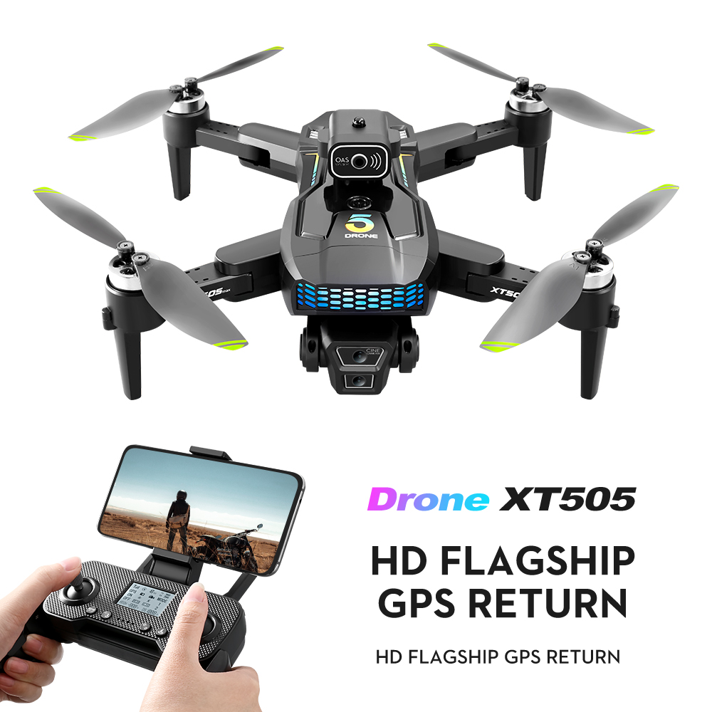 Drone XT505 RC com Câmera Dupl - Drone Rc Folding avaliação e preço
