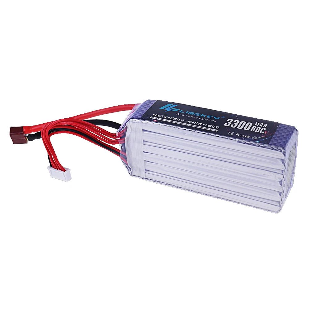 Bateria Lipo 3300mah 22.2V 60C - Drone Rc Boat avaliação e preço