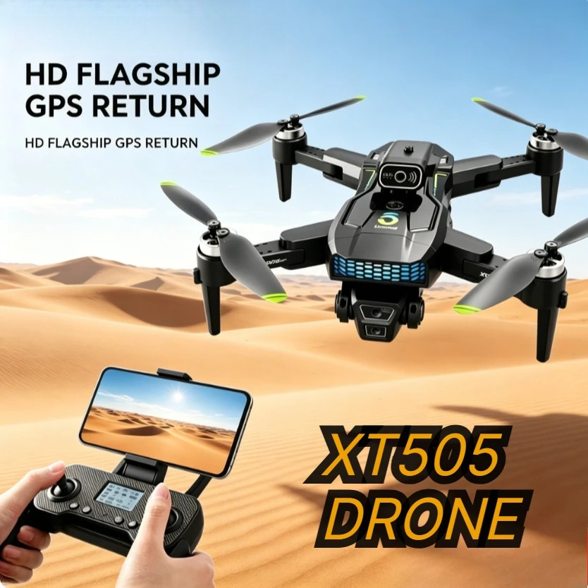 Drone GPS Dobrável XT505 Origi - Xt505 Rc Drone avaliação e preço