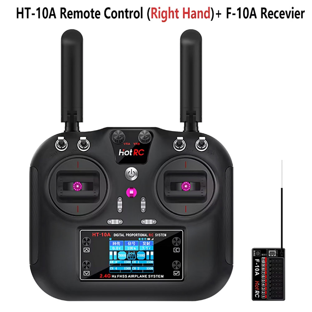 Transmissor Hotrc HT-10A 2.4G  - Drone Rc Boat avaliação e preço