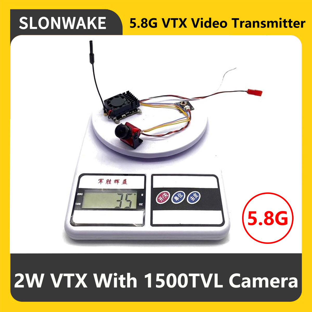 Transmissor FPV VTX SLONWAKE 5 - Drone Rc Accessories avaliação e preço