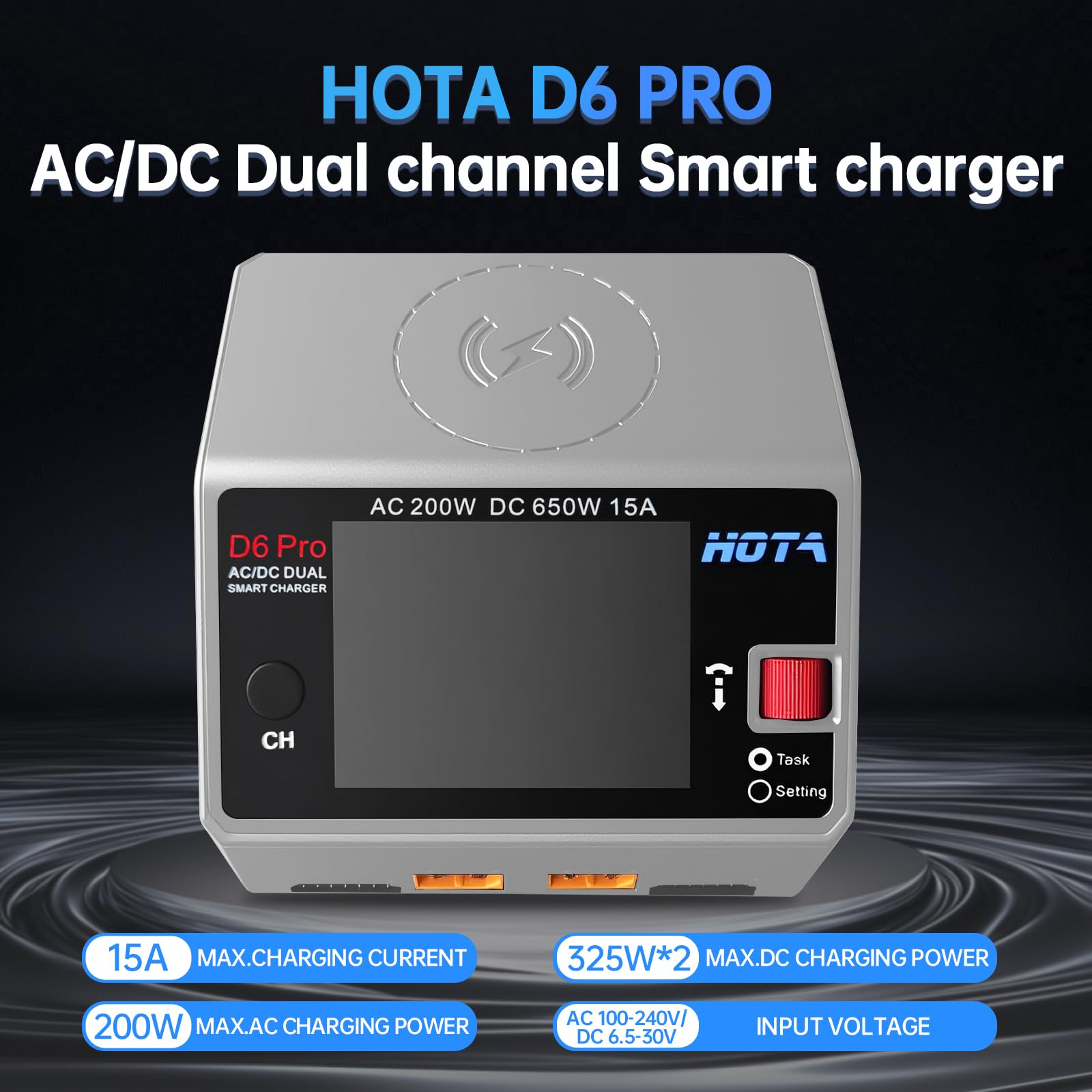 Novo hota d6 pro cinza ac 200w - Drone Smart Rc avaliação e preço