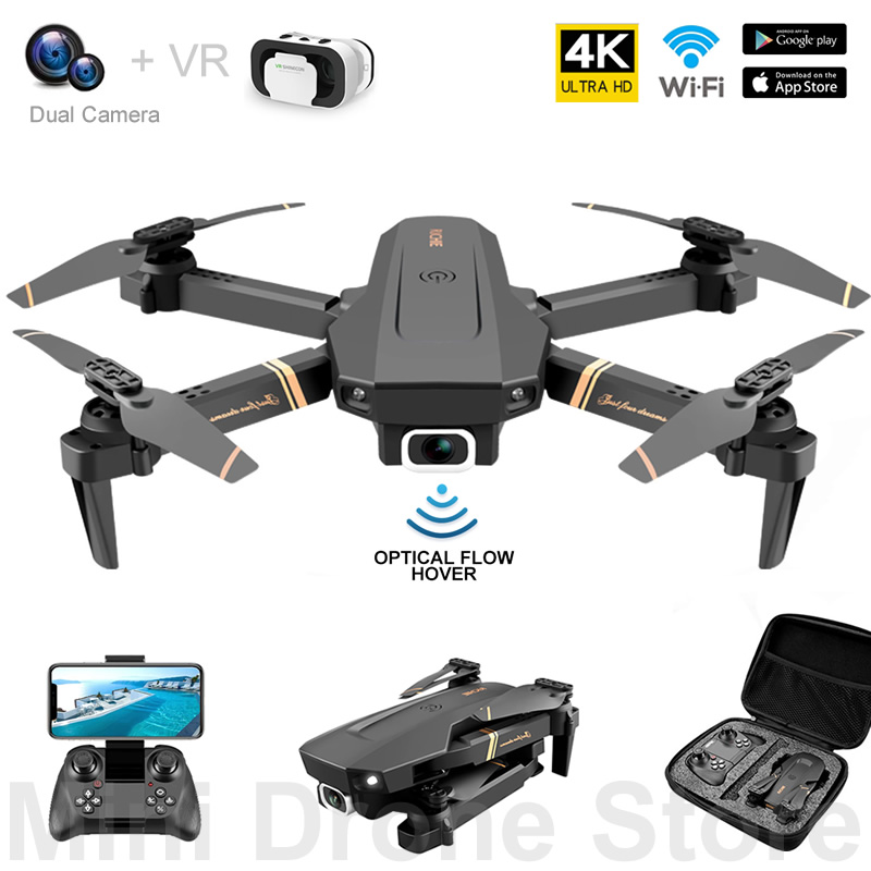 V4 fácil voar mini fpv drone 4 - Drone Rc Folding avaliação e preço