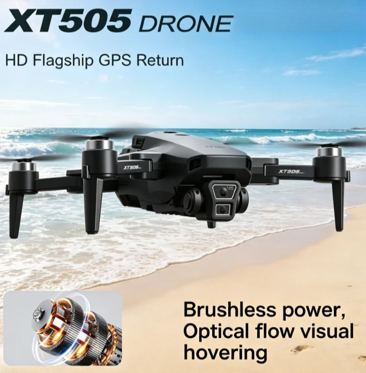 Drone GPS Dobrável XT505 Origi - Xt505 Rc Drone avaliação e preço