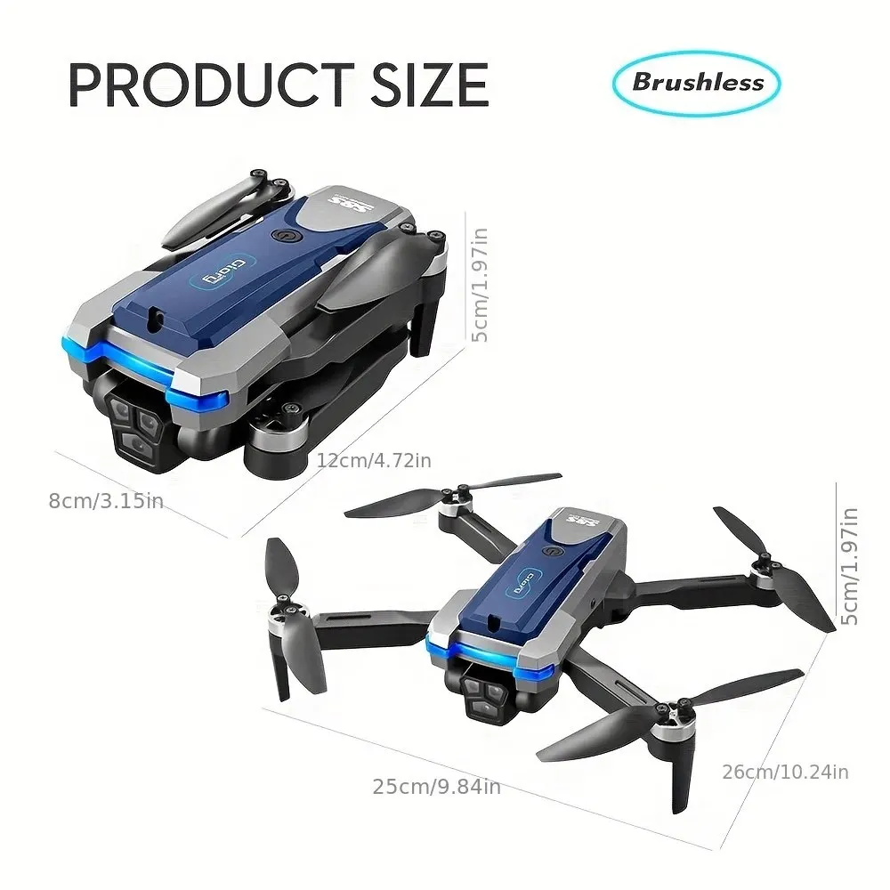 Dobrável RC S8S GPS Drone, 5G  - Drone Rc With Screen avaliação e preço