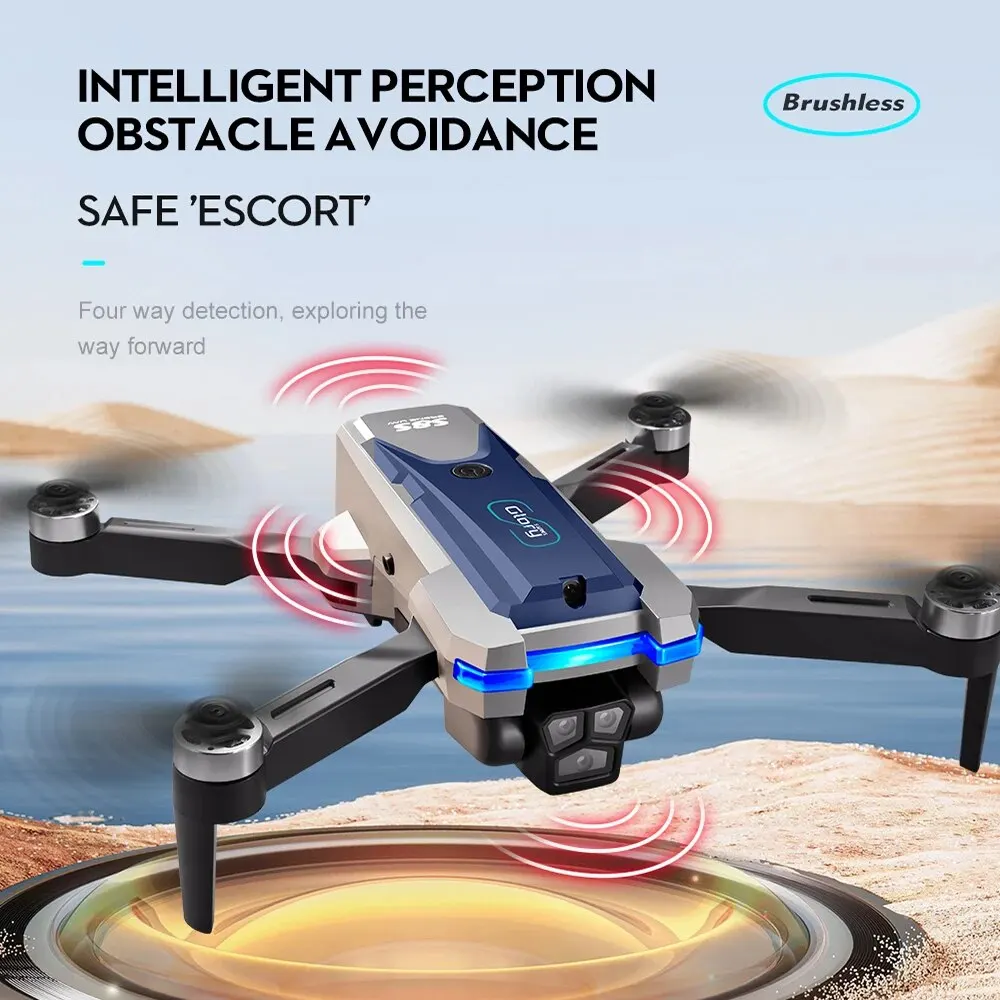Dobrável RC S8S GPS Drone, 5G  - Drone Rc With Screen avaliação e preço