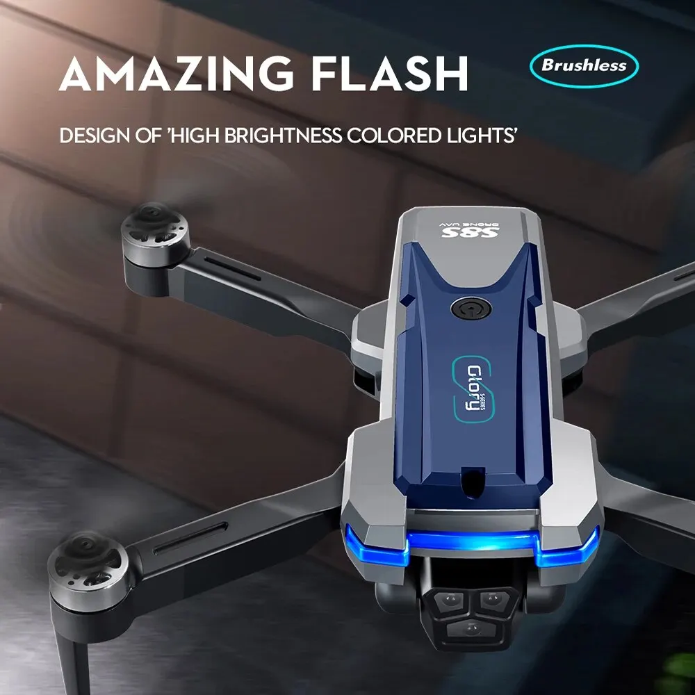 Dobrável RC S8S GPS Drone, 5G  - Drone Rc With Screen avaliação e preço